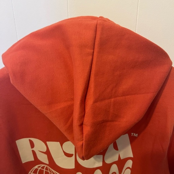 RVCA
Women's Orange Rvca At Ease Graphic Print Hoodie In Peach, Size X-Small - Picture 3 of 10